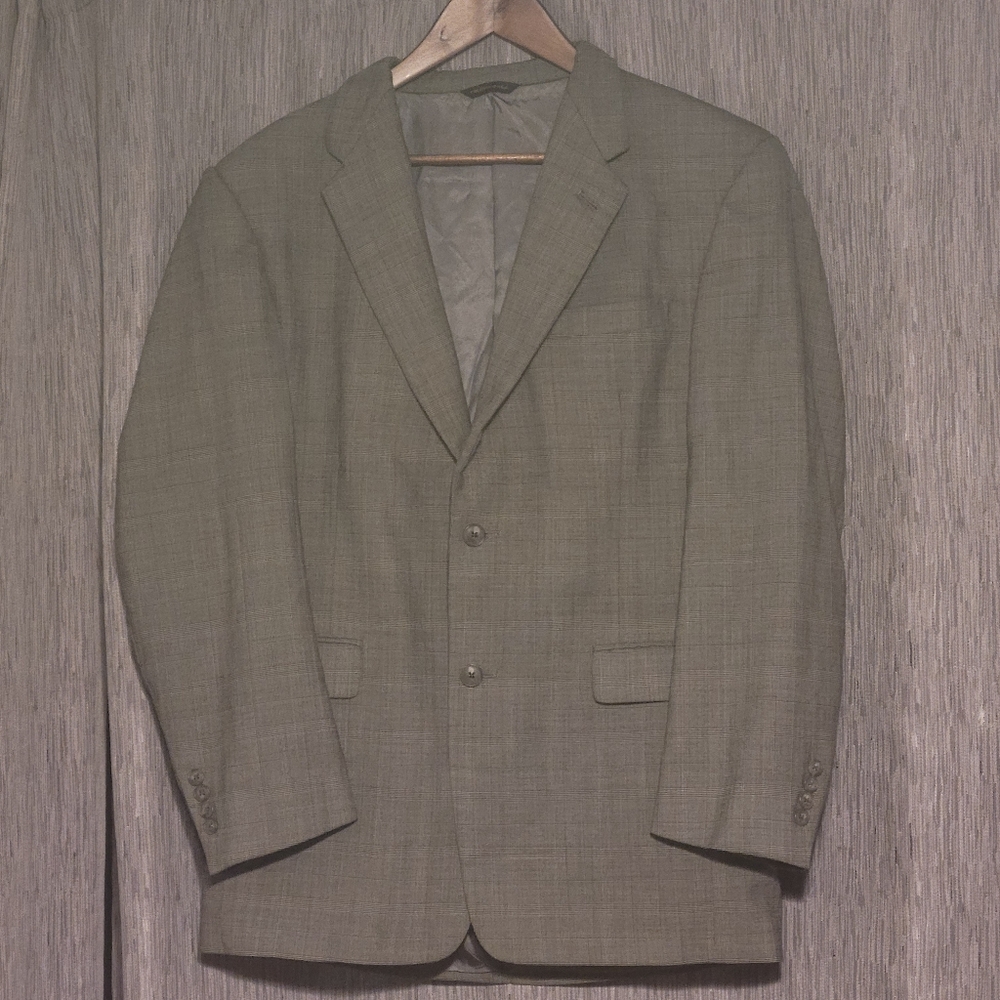 Austin Reed Sportcoat 41R Gray Plaid